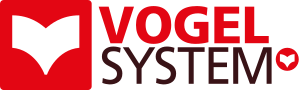 Vogel System Schrift mit Logo