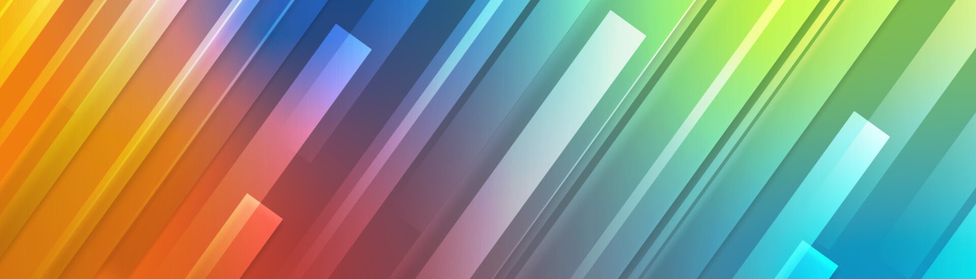Balken mit Regenbogen-Verlauf