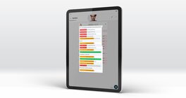 fsmMobile Diagrammkarte in Tablet