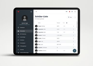 Fahrschul-Manager Mobil Schülerdaten