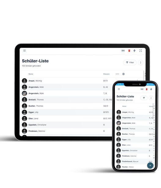 Fahrschul-Manager mobil für Tablet und Smartphone