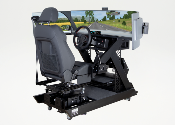 Vogel Simulator Neo Studiofotografie des Vogel Simulator Neos vor grauem Hintergrund