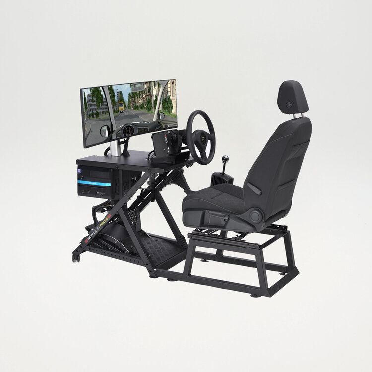 Simulator Kompakt vor grauem Hintergrund