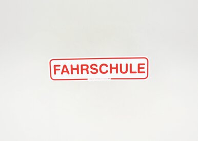 37858_Magnetschild Fahrschule 35x8 cm