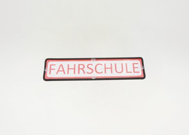 47864_Heckscheibenschild Lochfolie Fahrschule