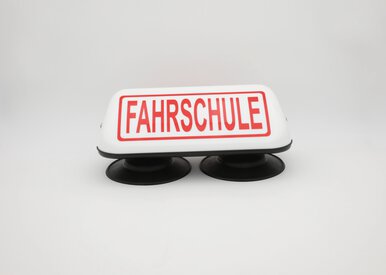 47450_Dachschild Fahrschule Haftmagnetsaugern